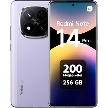 Imagen de referencia para Xiaomi Redmi Note 14 Pro+ 5G Smartphone de 6.67" 256GB 8GB RAM Púrpura