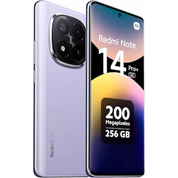 Imagen 2 de Xiaomi Redmi Note 14 Pro+ 5G Smartphone de 6.67" 256GB 8GB RAM Púrpura
