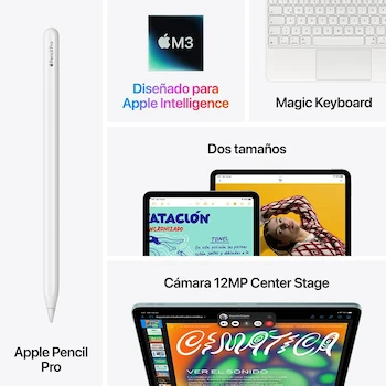 Imagen 5 de Apple iPad Air 11 Pulgadas Chip M3 512 GB Morado