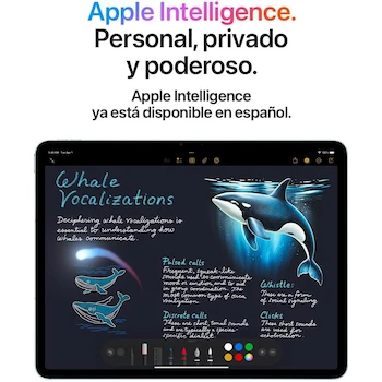 Imagen 3 de Apple iPad Air 11 Pulgadas Chip M3 1TB Wi-Fi 6E + Red 5G Blanco Estelar