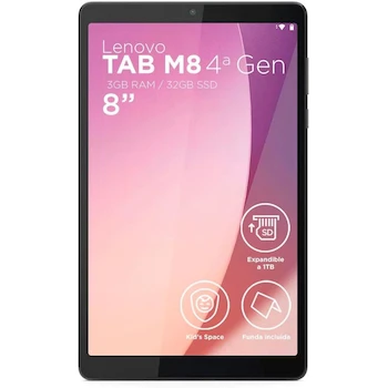 Imagen alusiva al producto Lenovo Tab M8 4ta Generación Tablet 3GB RAM 32GB Almacenamiento Color Azul con Funda Protectora Incluida