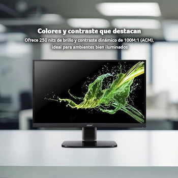 Imagen 4 de Monitor Acer KC2 Serie KC272 E 27 Pulgadas Negro