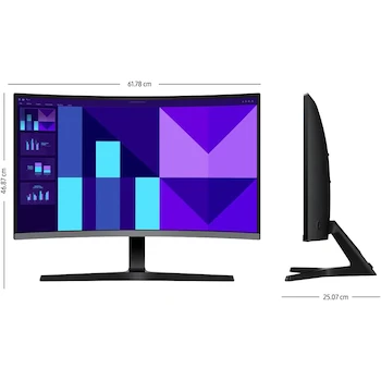 Imagen 5 de Samsung Odyssey G30A LS24AG320NNXZA 24-Inch Black Gaming Monitor