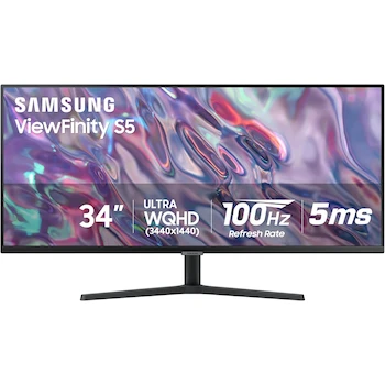 Imagen alusiva al producto Samsung ViewFinity S50GC LS34C502GANXZA 34" Ultra-WQHD Curved Monitor Black