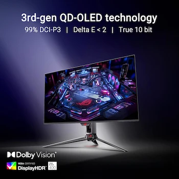 Imagen 2 de ASUS ROG Swift PG32UCDMR 32-inch 4K OLED Gaming Monitor