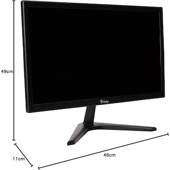 Imagen 5 de Monitor Stylos STPMOT1B 18.5 Pulgadas LED 1366x768 con Puertos DP VGA HDMI 60Hz