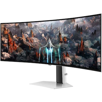 Imagen 2 de Monitor Gamer Samsung Odyssey OLED G9 G93SC LS49CG930SLXZX 49" Curvo