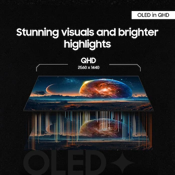 Imagen 4 de Samsung Odyssey OLED G6 G61SD LS27DG610SNXZA 27" QD-OLED Gaming Monitor