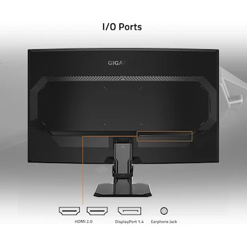 Imagen 4 de Monitor Gamer GIGABYTE GS27FC 27 Pulgadas Full HD Negro