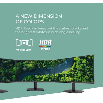 Imagen 3 de Monitor AOC 22B2HM2 LED Full HD 1920x1080 de 21.5 Pulgadas Color Negro