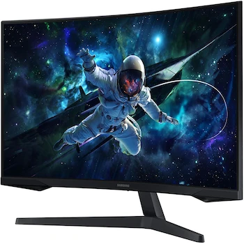 Imagen 2 de Monitor Gaming Curvo Samsung Odyssey G55C Series 27" Modelo LS27CG552ELXZX Negro