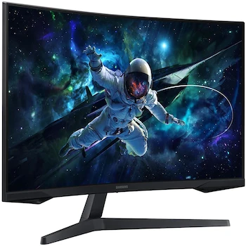 Imagen 3 de Monitor Gaming Curvo Samsung Odyssey G55C Series 27" Modelo LS27CG552ELXZX Negro
