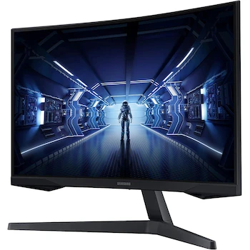 Imagen 2 de Samsung Odyssey G5 34-Inch Ultra-Wide Curved Gaming Monitor, WQHD, Model LC34G55TWWNXZA, 2020, Black