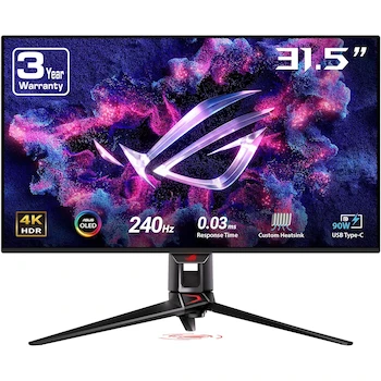 Imagen de referencia para ASUS ROG Swift PG32UCDM Monitor para Juegos OLED 4K UHD de 32 Pulgadas QD-OLED