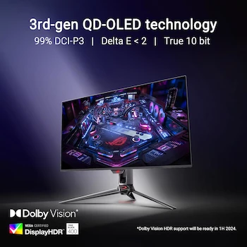 Imagen 3 de ASUS ROG Swift PG32UCDM Monitor para Juegos OLED 4K UHD de 32 Pulgadas QD-OLED