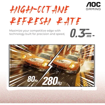 Imagen 3 de AOC C27G4ZH Monitor Curvo Gaming 27 Pulgadas FHD Negro