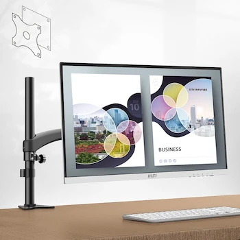 Imagen 5 de Monitor MSI PRO MP273AW Serie Pro 27 Pulgadas Blanco