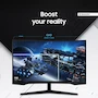 Miniatura de Samsung Odyssey G55C LS32CG550ENXZA 32 Pulgadas QHD Monitor Curvo Gaming Negro Versión Canadá