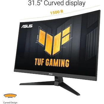 Imagen 2 de ASUS TUF Gaming VG32WQ3B 31.5-inch Curved QHD HDR Gaming Monitor