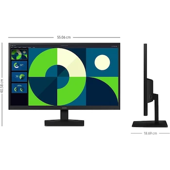 Imagen 5 de Monitor Samsung Essential S3 D310 24 Pulgadas Negro Modelo LS24D310EALXZX