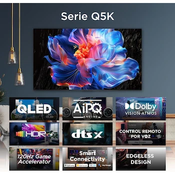 Imagen 3 de TCL Smart TV 50" Modelo 50Q5K QLED 4K Google TV 2025