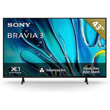 Imagen de referencia para Sony BRAVIA 3 K-43S30 43 Inch LED Smart Google TV Serie S30