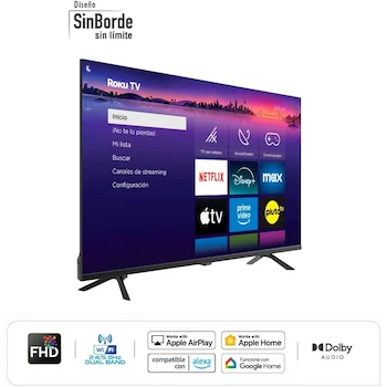 Imagen 2 de Hyundai HYLED4027RiM TV LED Full HD Smart 40 Pulgadas con Roku 2025