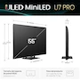 Miniatura de Hisense U7QG Pro (Modelo 2025) Pantalla 55 Pulgadas Mini-LED Pro Smart Google TV UHD 4K con Control Remoto por Voz con Alexa