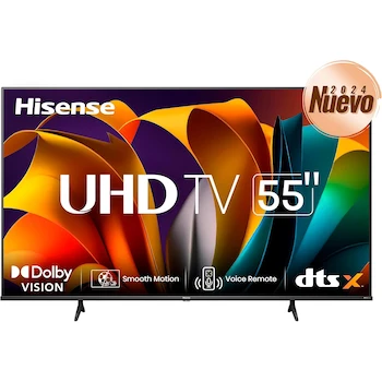 Imagen alusiva al producto HISENSE Televisión Pantalla 55 Pulgadas Google TV 4K UHD Modelo 55A6N