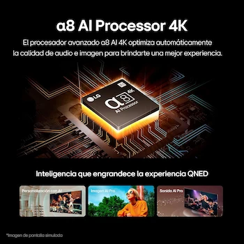 Imagen 3 de LG 55QNED85TUA QNED85 Series 55-Inch 4K UHD AI ThinQ Smart TV 2024