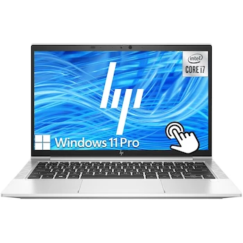 Imagen de referencia para HP EliteBook 830 G7 Laptop Reacondicionada con Pantalla Táctil FHD de 13.3 Pulgadas, Procesador Intel Core i7-10610U de 10ma Generación, 16GB RAM, 512GB SSD, Windows 11 Pro