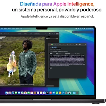 Imagen 5 de Apple MacBook Pro 16.2-inch 2024 Model with M4 Pro Chip 14-Core CPU 20-Core GPU 48GB Unified Memory 512GB SSD Storage Silver