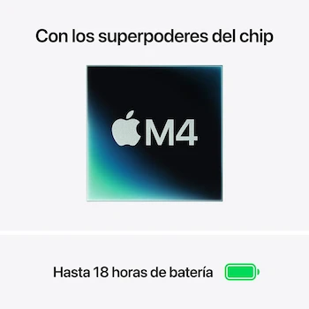 Imagen 2 de Apple MacBook Air 13 Pulgadas 2025 Modelo MW0Y3E/A Chip M4 16GB Memoria Unificada 256GB Almacenamiento Blanco Estelar