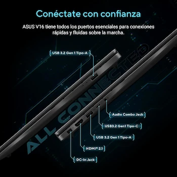 Imagen 4 de Laptop ASUS V16 2025 Modelo V3607VU-RP550WS Pantalla 16 Pulgadas