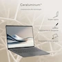 Miniatura de ASUS Zenbook A14 14" OLED Laptop Snapdragon X Elite X1E-78-100 16GB RAM 512GB SSD FHD IR Camera Backlit Spanish Keyboard with Sleeve
