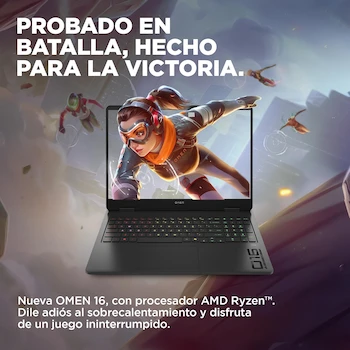 Imagen 4 de HP OMEN 16-ap0004a Laptop AMD Ryzen AI 9 32GB RAM 1TB SSD 16 Pulgadas 2K NVIDIA GeForce RTX 5070 8GB Windows 11 Home Teclado Español Color Negro con Game Pass