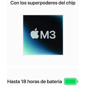 Imagen 3 de Apple MacBook Air 2024 de 15 Pulgadas con Chip M3, 16GB de Memoria Unificada, 512GB de Almacenamiento - Gris Espacial