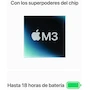 Miniatura de Apple MacBook Air 2024 de 15 Pulgadas con Chip M3, 16GB de Memoria Unificada, 512GB de Almacenamiento - Gris Espacial