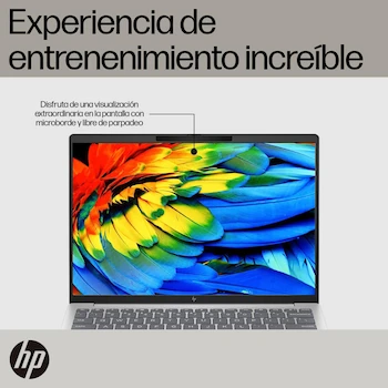 Imagen 5 de HP Pavilion Aero 13-bg0002la Laptop con AMD Ryzen 5 8640U, 16 GB RAM, 512 GB SSD, Pantalla 13.3" WUXGA, Windows 11 Home, Teclado en Español, Color Plateado Natural, Garantía México