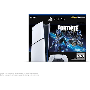 Imagen 2 de Sony PlayStation 5 Digital Edition Console Fortnite Cobalt Star Bundle