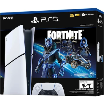 Imagen 4 de Sony PlayStation 5 Digital Edition Console Fortnite Cobalt Star Bundle