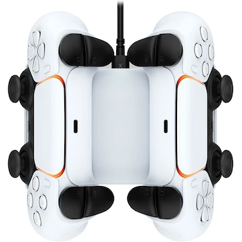 Imagen 3 de HyperX ChargePlay Duo Estación de Carga para Dos Controles Inalámbricos DualSense de PlayStation 5 Negra