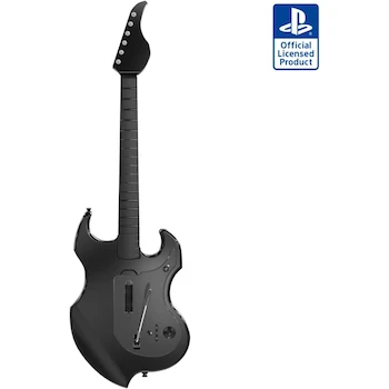 Imagen de referencia para PDP RIFFMASTER Wireless Guitar Controller for PlayStation 5 and PlayStation 4, PS5/PS4, Rock Band 4 - Officially Licensed by Sony - Black - Standard Edition