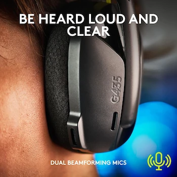 Imagen 5 de Logitech G435 LIGHTSPEED Audífonos Inalámbricos Gaming Bluetooth On-Ear - Negro