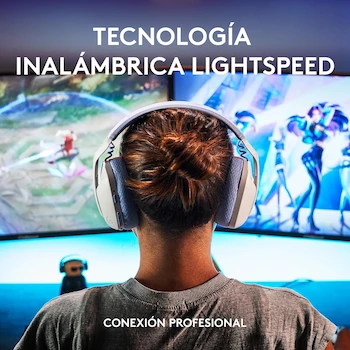Imagen 2 de Logitech G435 LIGHTSPEED Audífonos Inalámbricos Gaming Bluetooth Blanco