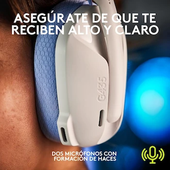 Imagen 5 de Logitech G435 LIGHTSPEED Audífonos Inalámbricos Gaming Bluetooth Blanco