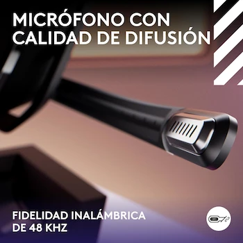 Imagen 5 de Logitech G Astro A50 Lightspeed Audífonos con Micrófono Inalámbricos para Juegos con Estación Base (Gen 5) - Negro