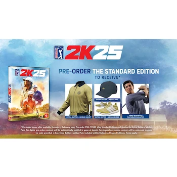 Imagen 2 de PGA Tour 2K25 - Juego de Golf Edición Estándar para PlayStation 5, Serie PGA Tour 2K, Formato Físico, Modelo 326994