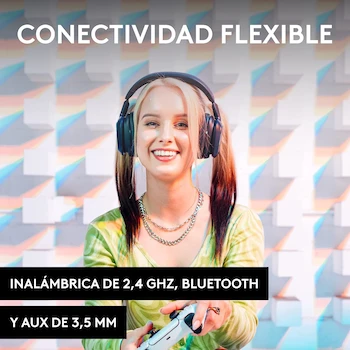 Imagen 3 de Logitech G Astro A30 Lightspeed Audífonos Inalámbricos para Gaming con Micrófono Desmontable Navy Rojo