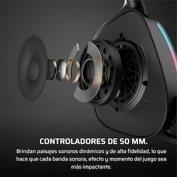 Imagen 5 de Corsair Void v2 Auriculares Inalámbricos para Juegos con Bluetooth para PC, PS5, PS4, Switch y Móvil - Carbono